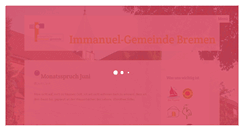 Desktop Screenshot of immanuel-bremen.de